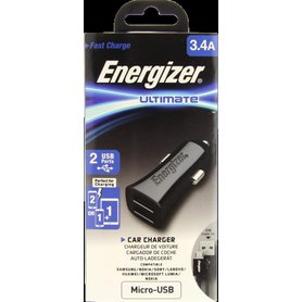 Nabíječka Energizer Ultimate do auta (DCA2CUMC3)